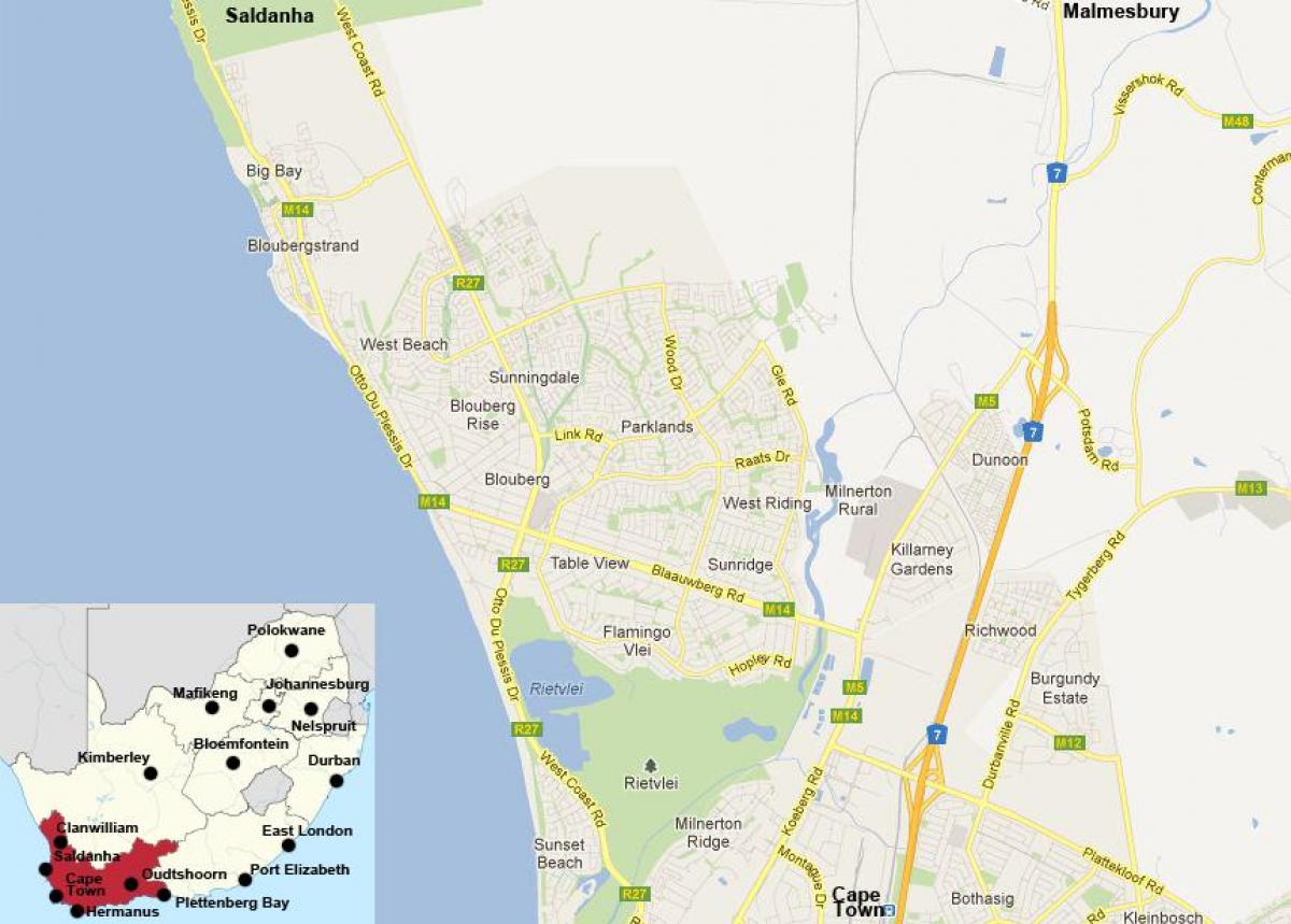 kartta blouberg