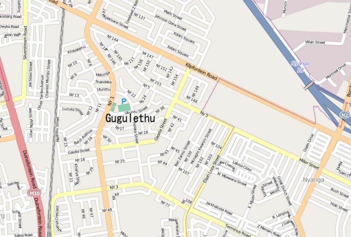 kartta gugulethu Cape Town