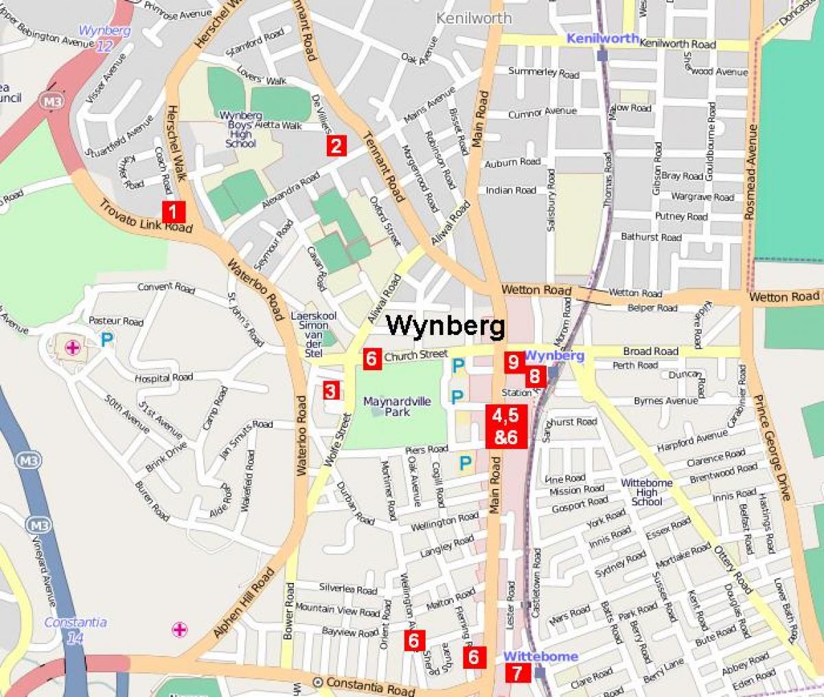  kartta wynberg Cape Town