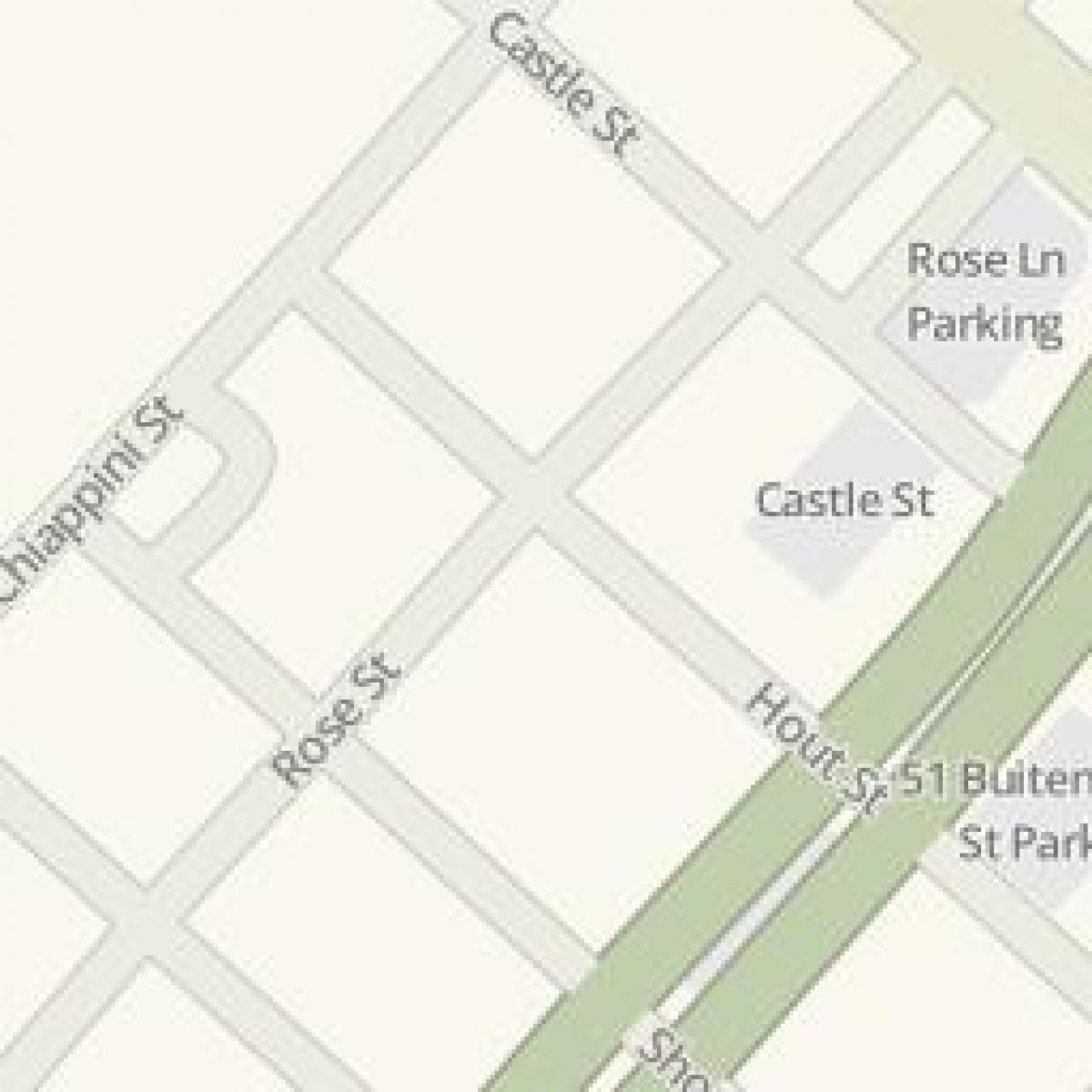 kartta rose street, Cape Town