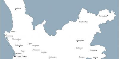 Tyhjä kartta Cape Town