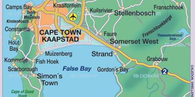 Kartta Cape Town