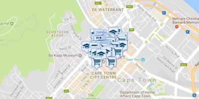 Kartta shortmarket street Cape Town